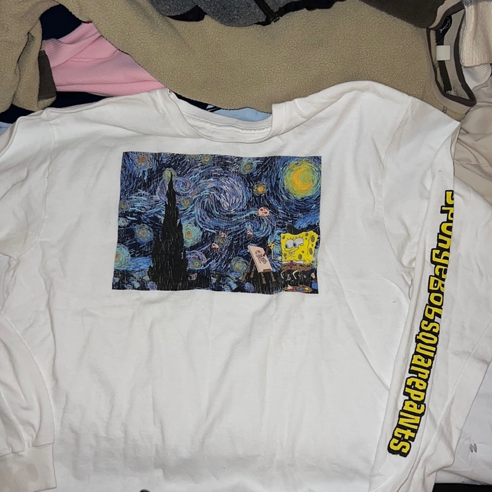 SpongeBob Van Gogh Tshirt